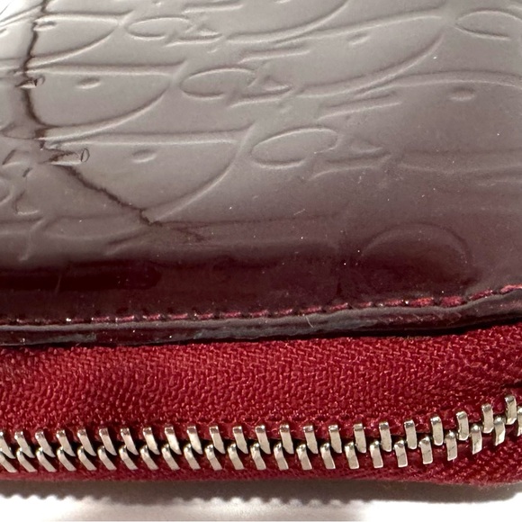 Dior Patent Leather Continental Wallet with Diorissimo Pattern - Picture 5 of 11